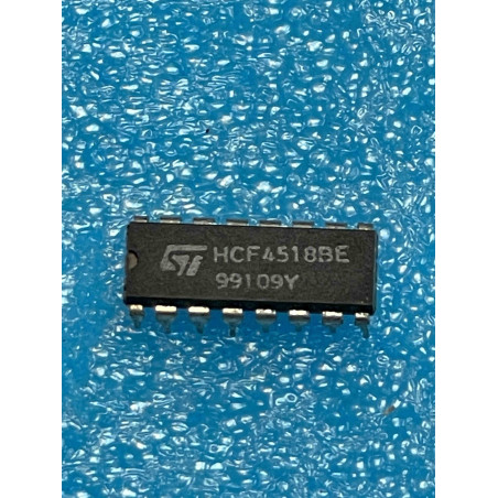 Lot 2 ci HCF4518BE ~ ic HCF4518BE dip16 4518 HEF4518 MC14518 CD4518 ( TIRO9 )