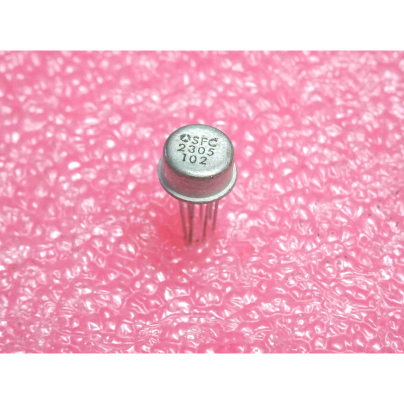 ci SFC 2305 ~ ic SFC2305 ~ régulateur de tension, input range 8V → 40V, output range 4,5V → 30V ~ boîtier TO99 , thomson