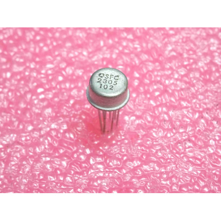 ci SFC 2305 ~ ic SFC2305 ~ régulateur de tension, input range 8V → 40V, output range 4,5V → 30V ~ boîtier TO99 , thomson