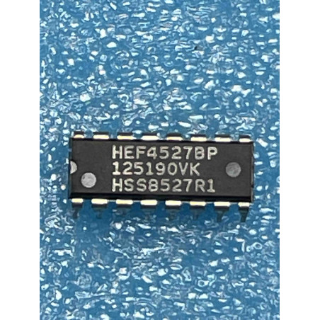 Lot de 2 ci HEF4527BP ~ ic HEF4527 BP dip16 4527 HCF4527 MC14527 CD4527 (TIRO9)