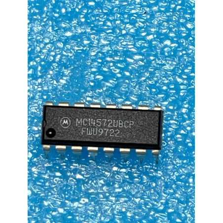 Lot 2 ci MC14572UBCP ~ ic MC14572 UBCP dip16 4572 HCF4572 HEF4572 CD4572 ( TIRO9 )