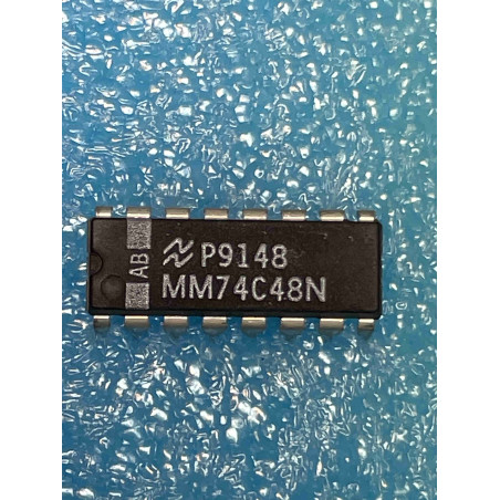 1 ci MM74C48N ~ ic MM 74C48 N dip16 NS Integrated Circuit NOS (TIRO6)