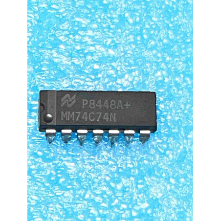 1 ci MM74C74N ~ ic MM 74C74 N dip14 NS Integrated Circuit NOS (TIRO7)