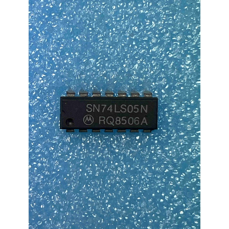 Lot de 2 ci SN74LS05N ~ ic SN 74LS05 N dip14  Integrated Circuit NOS (TIRO7)