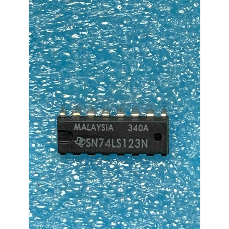 Lot de 2 ci SN74LS123N ~ ic SN 74LS123 N dip16  Integrated Circuit NOS (TIRO7)