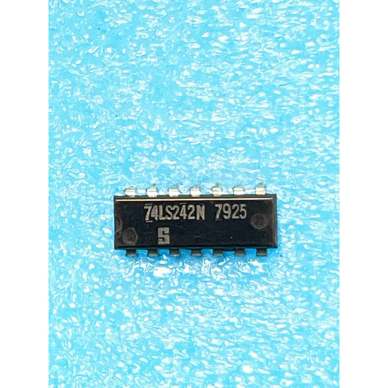 Lot de 2 ci 74LS242N ~ ic  74LS242 N  dip14  Integrated Circuit NOS (TIRO8)