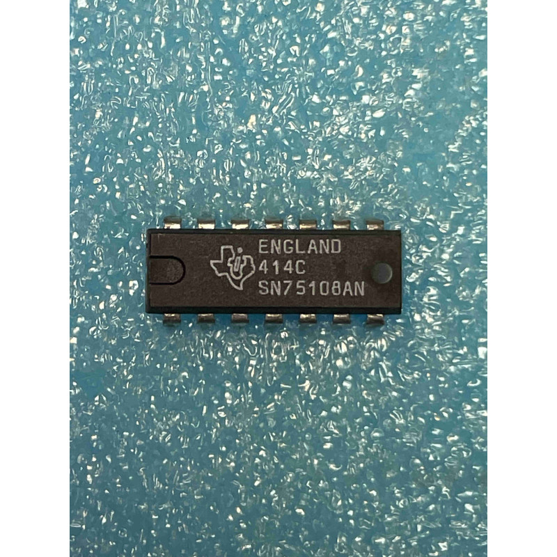 Lot de 2 ci SN75108AN ~ ic SN 75108 AN dip14 Integrated Circuit NOS (TIRO8)
