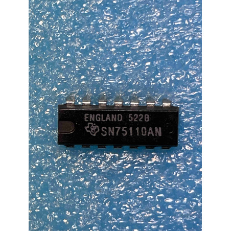 Lot de 2 ci SN75110AN ~ ic SN 75110 AN dip14 Integrated Circuit NOS (TIRO8)