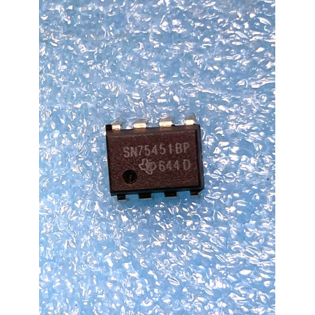 Lot de 2 ci SN75451BP ~ ic SN 75451 BP dip8 Integrated Circuit NOS (TIRO8)