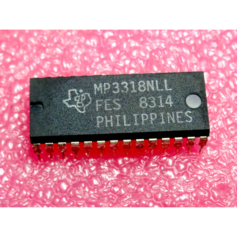 ci MP 3318 NLL ~ ic MP3318NLL ~ DIP28 , texas instruments (PLA036)