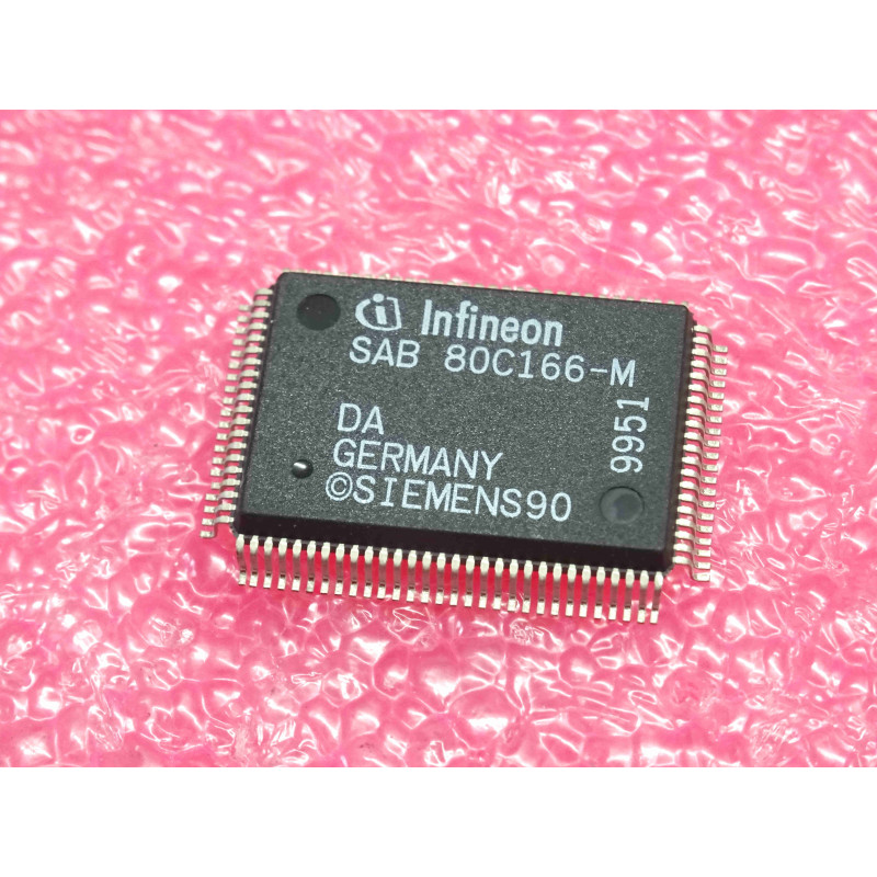 ci SAB 80C166 -M ~ ic SAB80C166-M ~ 16-Bit CMOS single-chip microcontroller , ROMless , 1 KByte RAM ~ infineon (4B2)