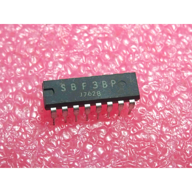 ci SBF3BP ~ monolithic integrated dual opamp and driver intended as AF amplifier for push-pull stages ~ 14-DIP (5N2)