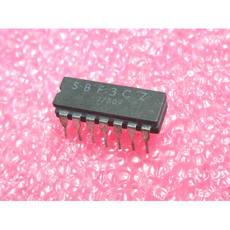 ci SBF3CZ ~ monolithic integrated dual opamp and driver intended as AF amplifier for push-pull stages ~ 14-DIP (PLA031)
