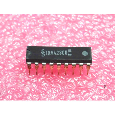 ci TDA 4280 U ~ ic TDA4280U ~ TV, quasi-parallelton/split-sound, FM IF ~ 18-DIL siemens (PLA036)