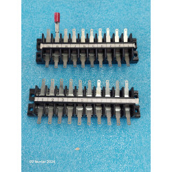 Lot de 2 p Barette de...