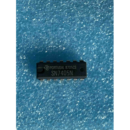Lot de 2 ci SN7405N ~ ic SN 7405 N dip14 Integrated Circuit NOS (TIRO6)