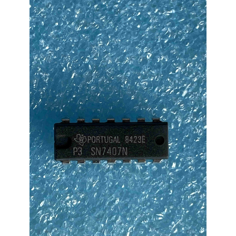 Lot de 2 ci SN7407N ~ ic SN 7407 N dip14 Integrated Circuit NOS (TIRO6)