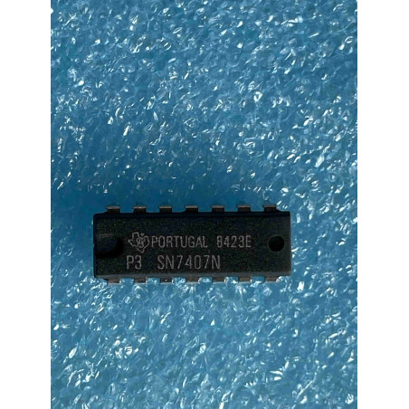 Lot de 2 ci SN7407N ~ ic SN 7407 N dip14 Integrated Circuit NOS (TIRO6)