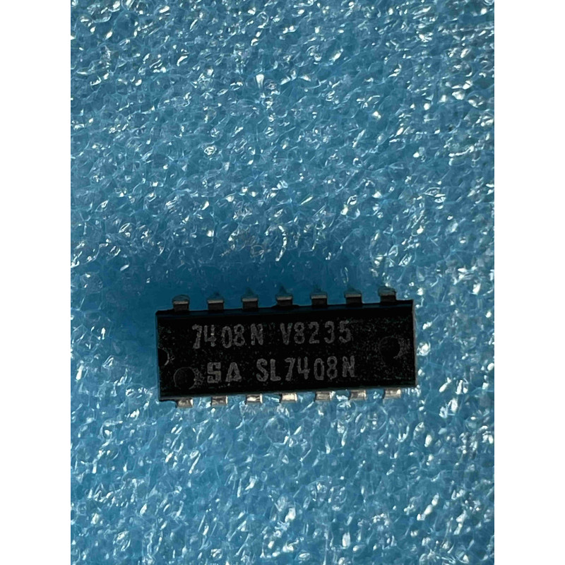 Lot de 2 ci SL7408N ~ ic SL 7408 N dip14 Integrated Circuit NOS (TIRO6)