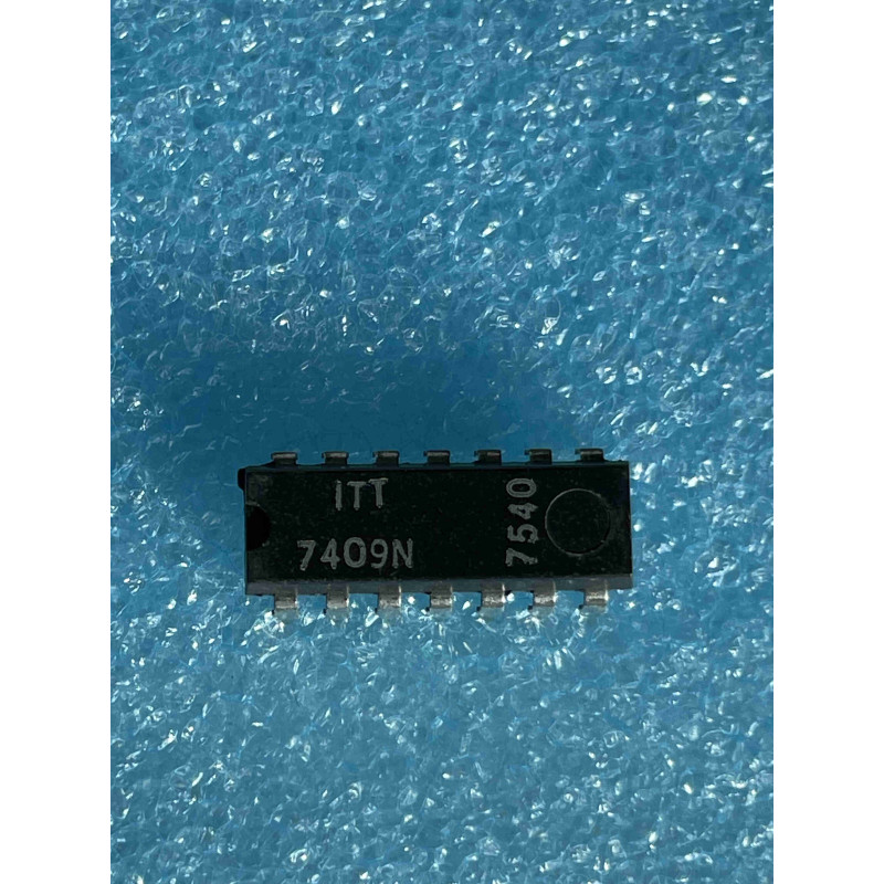 Lot de 2 ci 7409N ~ ic 7409 N dip14 Integrated Circuit NOS (TIRO6)