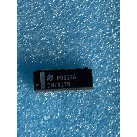 Lot de 2 ci DM7417N ~ ic DM 7417 N dip14 Integrated Circuit NOS (TIRO6)