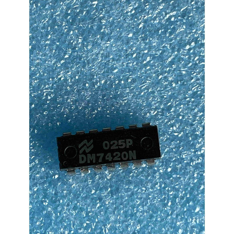 Lot de 2 ci DM7420N ~ ic DM 7420 N dip14 Integrated Circuit NOS (TIRO6)