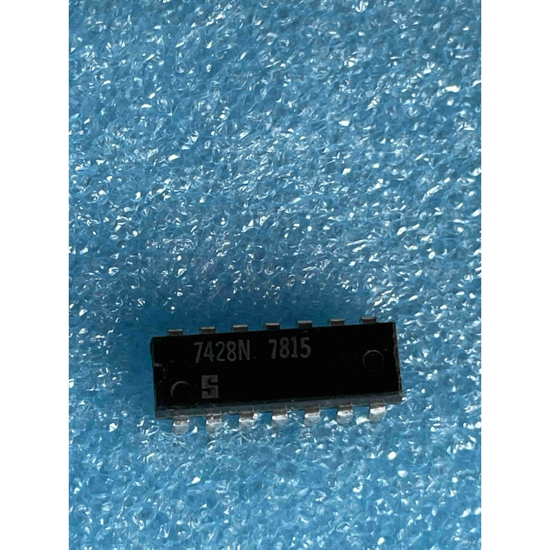Lot de 2 ci 7428N ~ ic 7428 N dip14 Integrated Circuit NOS (TIRO6)