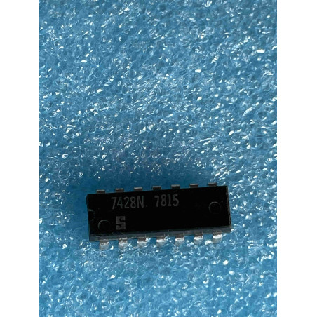 Lot de 2 ci 7428N ~ ic 7428 N dip14 Integrated Circuit NOS (TIRO6)