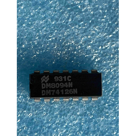 Lot de 2 ci DM74126N ~ ic DM 74126 N DM8094N dip14 Integrated Circuit NOS (TIRO6)