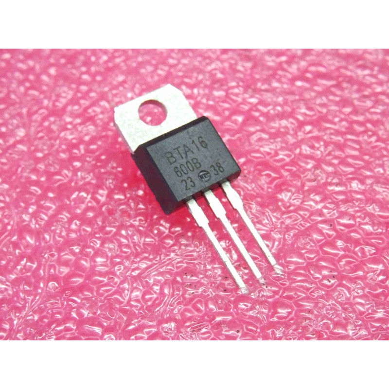 Lot de 2: triac BTA 16-600 B ~ BTA16-600B , insulated , It 16A , Urrm 600V , sensivity 50mA ~ boîtier TO-220