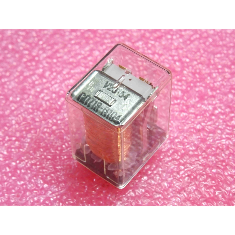 relais V23154-C0719-B104 ~ cradle N relay, dust protected, standard, size I, single contacts, 2 form C, 2CO, coil 15Vdc (5R3)