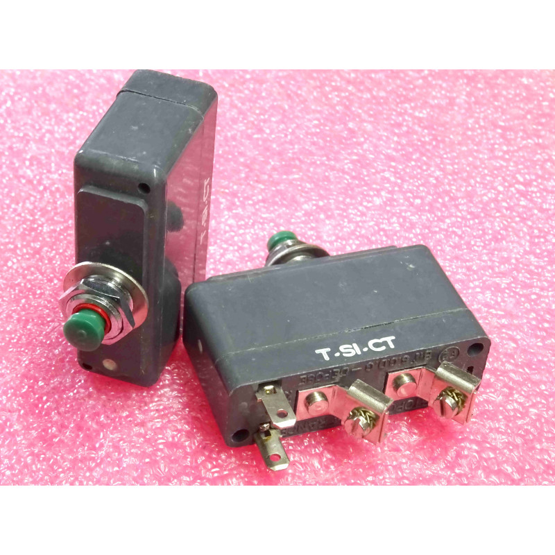 circuit breaker diruptor coupe-circuit disjoncteur miniature 2A ~ T-SI-CT , série F2 , 35x59x19mm ~ STOPCIRCUIT-FRANCE (K8A)