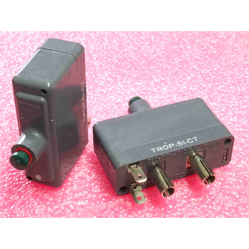 circuit breaker diruptor coupe-circuit disjoncteur miniature 8A unpluggable ~ TROP-SI-CT , série F2 ~ STOPCIRCUIT-FRANCE (K8A)