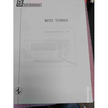 HL500 Fréquencemètre RJ ELECTRONIQUE Notice en Français Occasion Bon état ( Q4 )