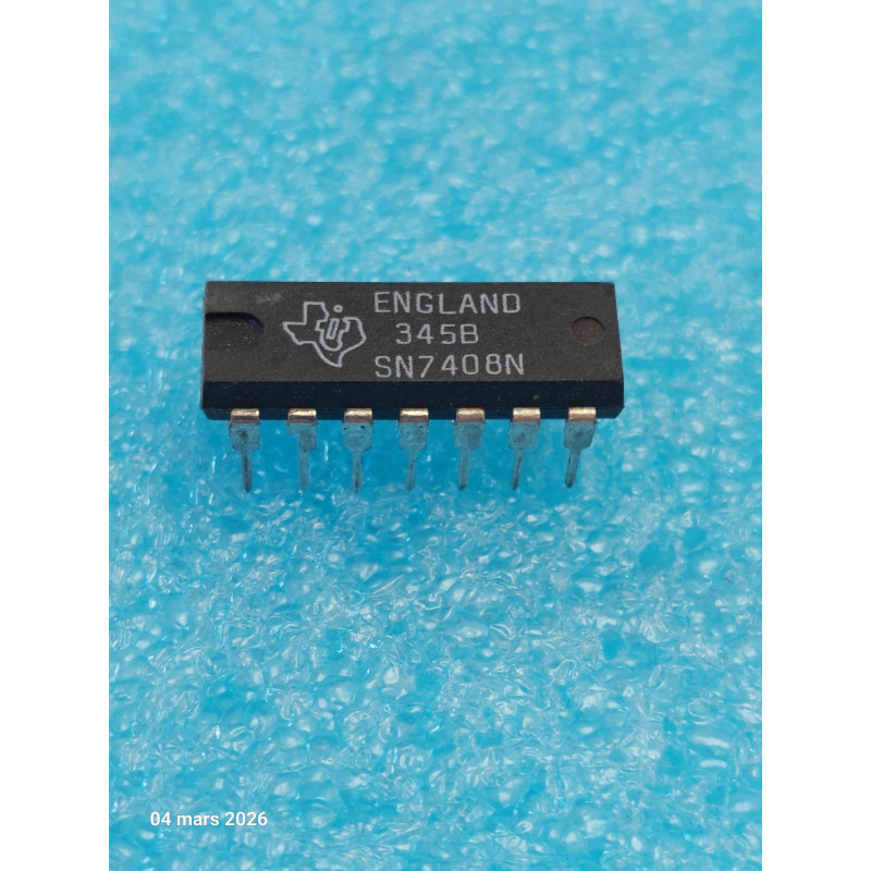 Lot de 2 ci SN7408N ~ ic  SN 7408 N dip14 Integrated Circuit NOS ( TIRO6 )