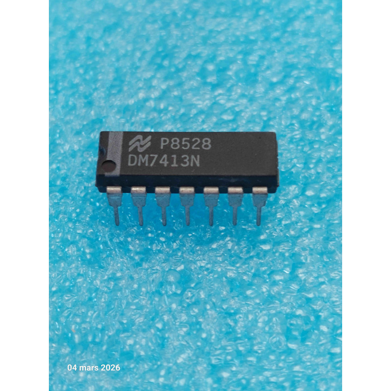 Lot de 2 ci DM7413N ~ ic DM 7413 N dip14 Integrated Circuit NOS ( TIRO6 )