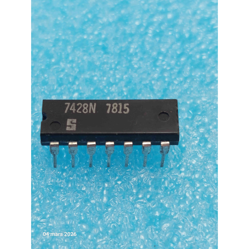 Lot de 2 ci 7428N ~ ic 7428 N dip14 Integrated Circuit NOS ( TIRO6 )