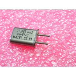 27.085 MHz , quartz crystal...