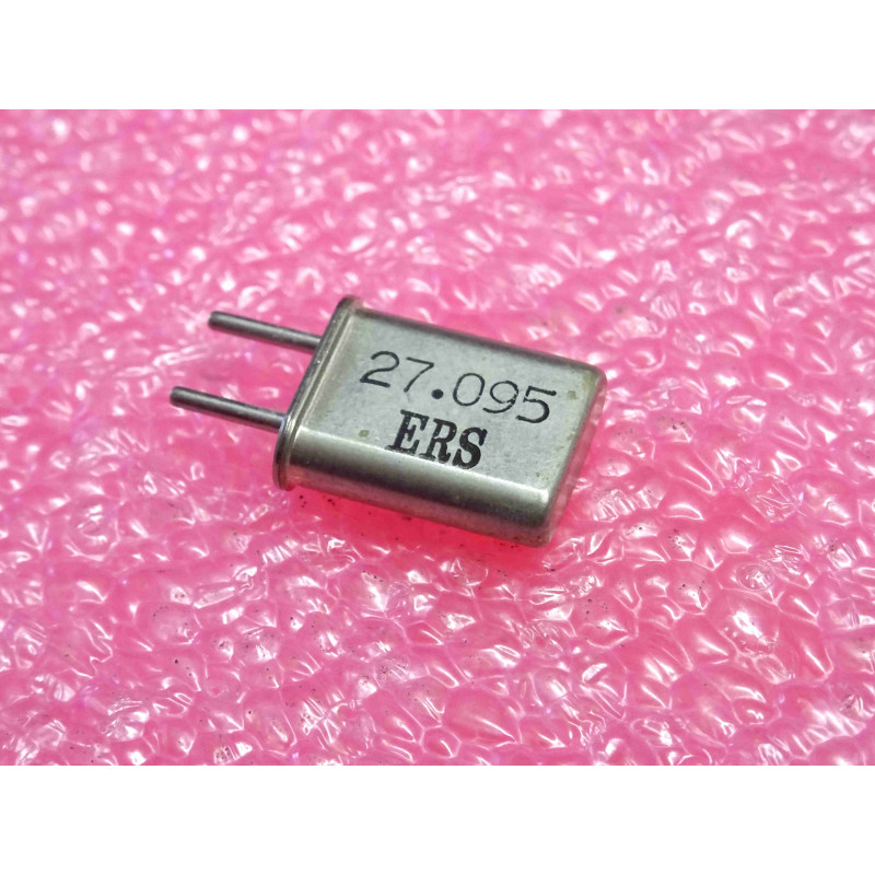 27.095 MHz , quartz ERS , entraxe 4.9mm (1O2)