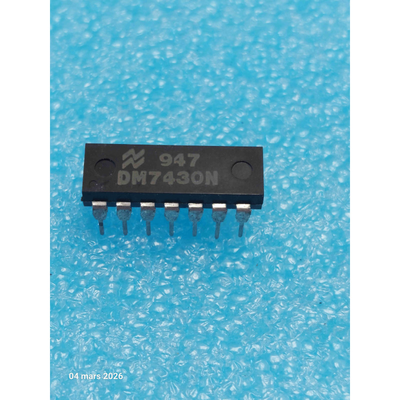 Lot de 2 ci DM7430N ~ ic DM 7430 N dip14 Integrated Circuit NOS ( TIRO6 )