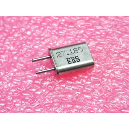 27.185 MHz , quartz ERS , entraxe 4.9mm (1O2)