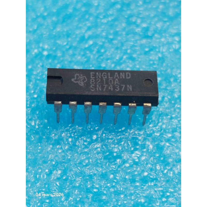 Lot de 2 ci SN7437N ~ ic SN 7437 N dip14 Integrated Circuit NOS ( TIRO6 )
