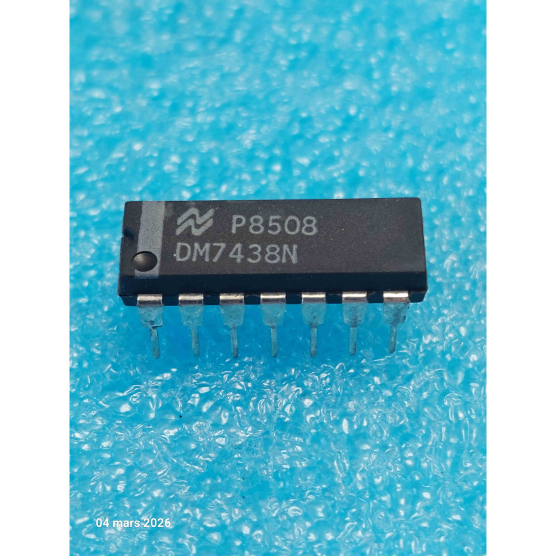 Lot de 2 ci DM7438N ~ ic DM 7438 N dip14 Integrated Circuit NOS ( TIRO6 )