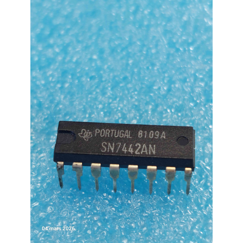 Lot de 2 ci SN7442AN ~ ic SN 7442 AN dip16 Integrated Circuit NOS ( TIRO6 )