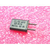27.205 MHz , quartz crystal CR-81/U Matel , entraxe 4.9mm (1O2)