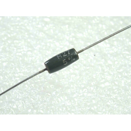 Lot de 5: résistance bobinée vitrifiée 0.27-ohm 0R27 ~ 5% , 12x4mm , RB59 , 3W , welwyn (P14A)