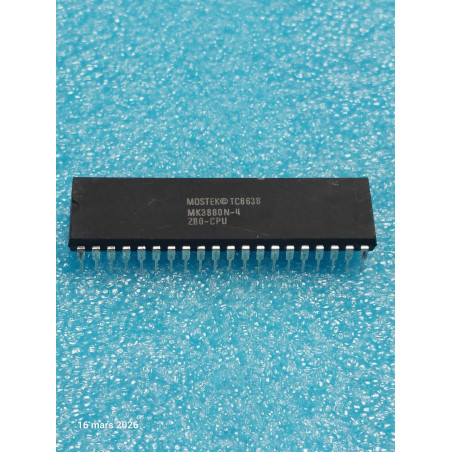 ci Z80-CPU MK3880N-4 ~ ic MK3880N4 Z80CPU dip40 de chez Mostek (PLA043)
