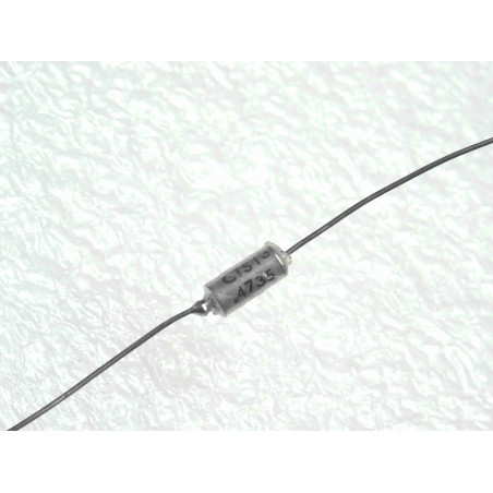 Lot de 10: condensateur tantale axial 0.47µF 0.47uF 0u47F 35V ~ CTS13 , Ø3x7mm , 20%