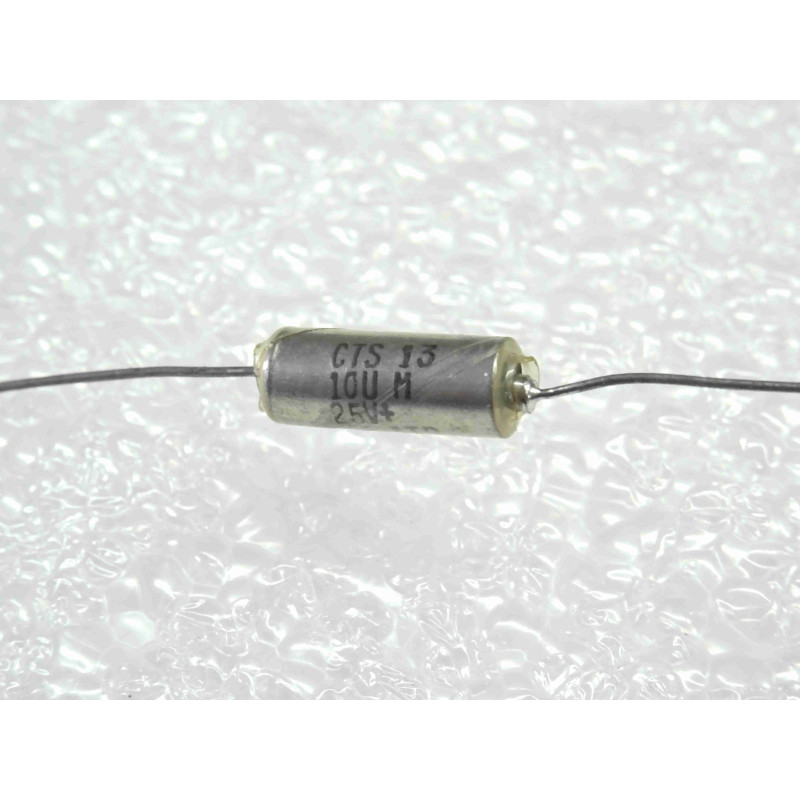 Lot de 5: condensateur tantale axial 10µF 10uF 25V ~ CTS13 , Ø4x11mm , 20%