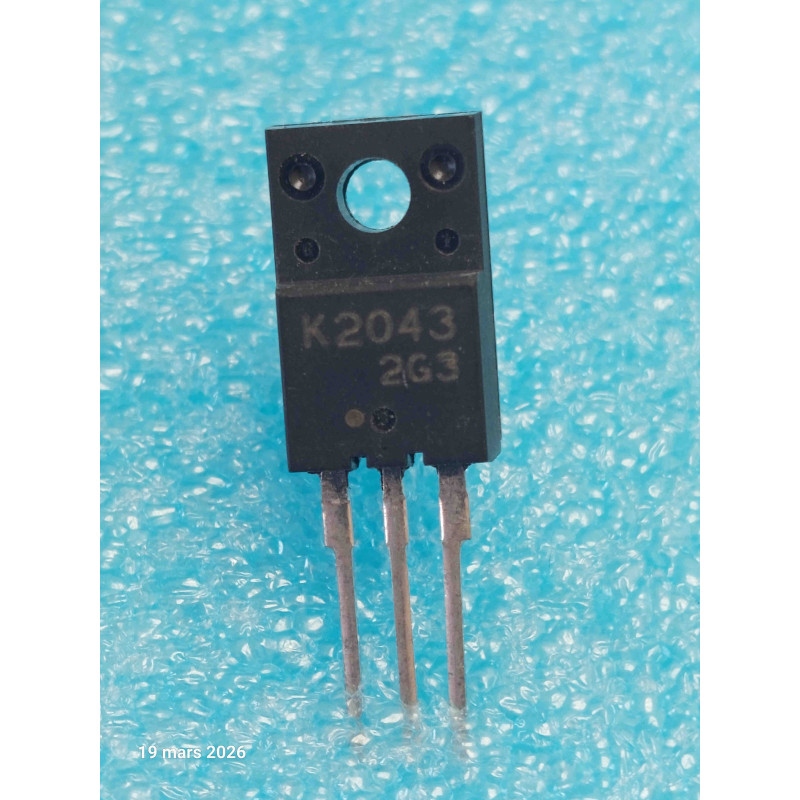 Transistor Japonais K2043 ~ 2SK2043  Transistor NOS  2SK2043    ( 5C )